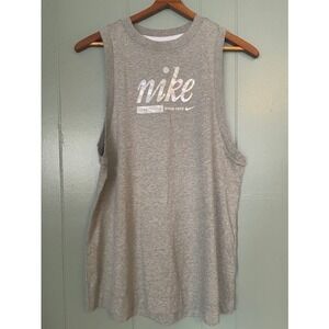 Women's Nike Sportswear Metallic Tank Dress Size L‎ oversized
